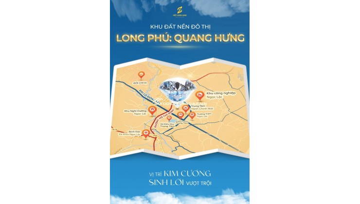 Bán Đất Nền Long Phú Quang Hưng - LÕI ĐÔ THỊ - Sẵn Sổ Đỏ - Giá Chỉ Hơn 4tr/M2
